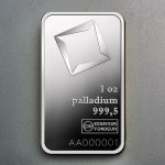 Palladiumbarren 1oz Valcambi